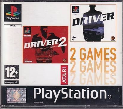 Driver og Driver 2 - PS1 (B Grade) (Genbrug)